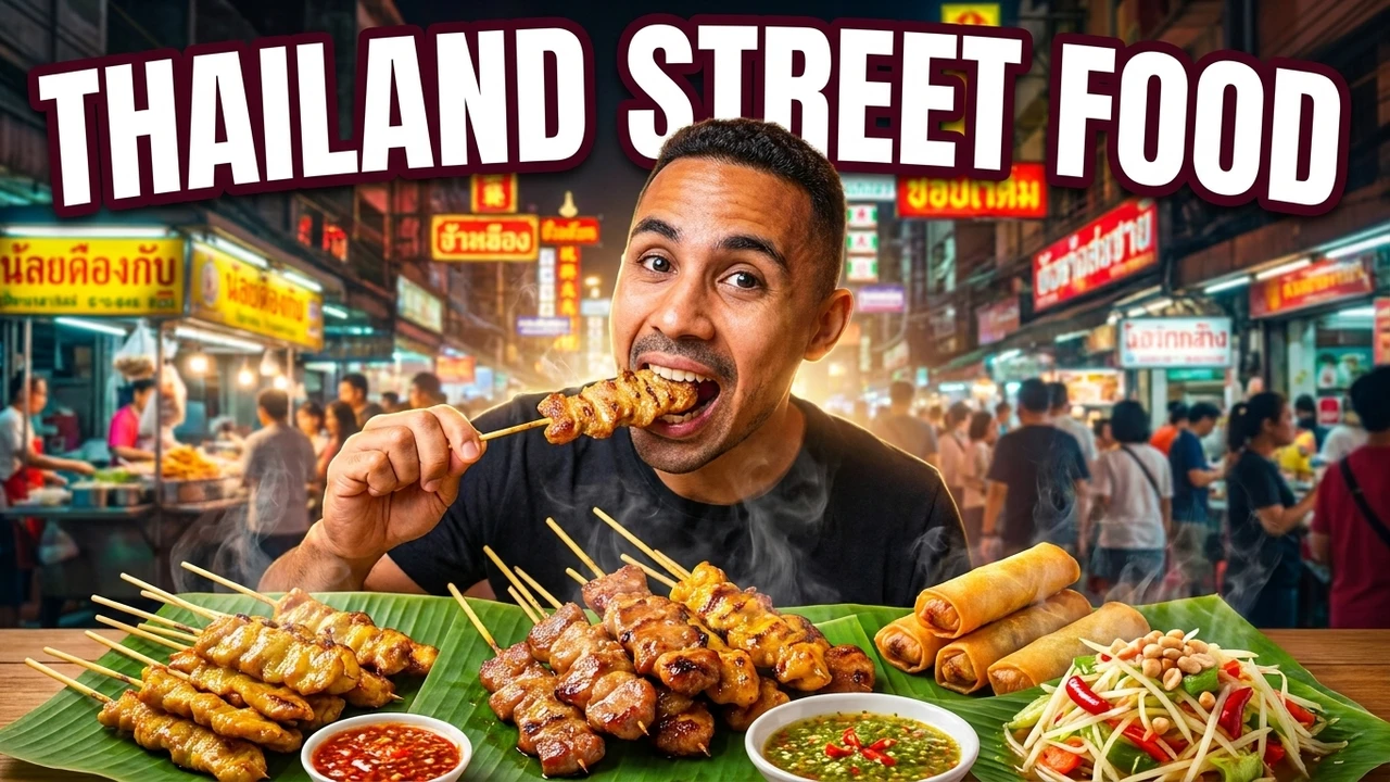 Food channel thumbnail made from real footage