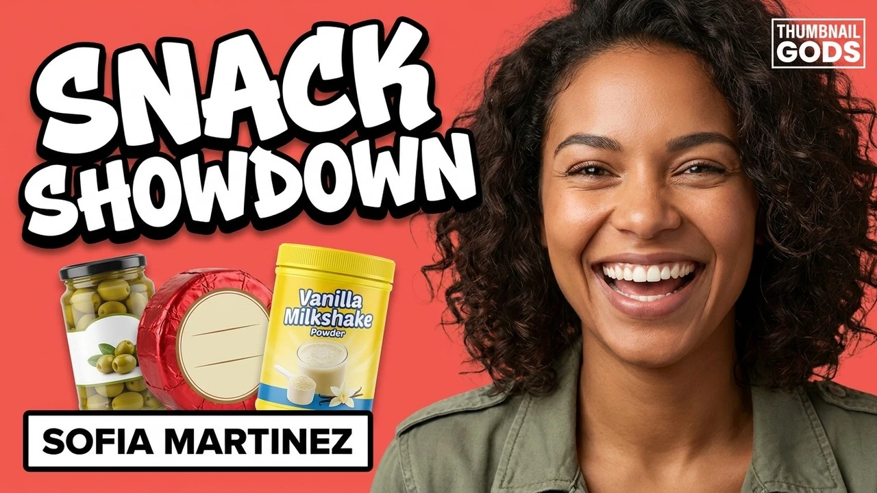 Snack taste-test thumbnail made from real footage